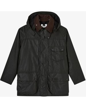 A.P.C. A. P.C. Beaufort Wax Jacket A. P.C X Barbour Kbf - Black