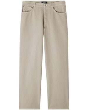 A.P.C. A. P.c. Elisabeth Long Jeans 24 Taupe - Natural
