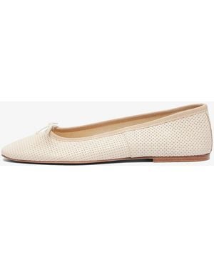 A.P.C. A. P.c. Women's Leah Ballet Flats Size: Eu38-w8 In Beige - Natural