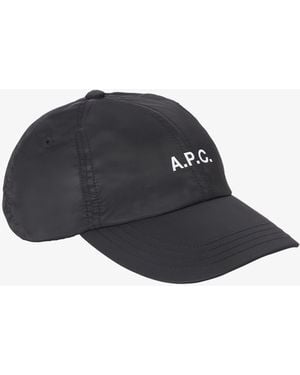 A.P.C. A. P.c. Charlie Baseball Cap 56 Black