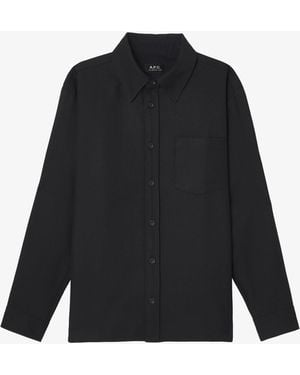 A.P.C. A. P.c. Malaury Jacket Xl Black - Blue