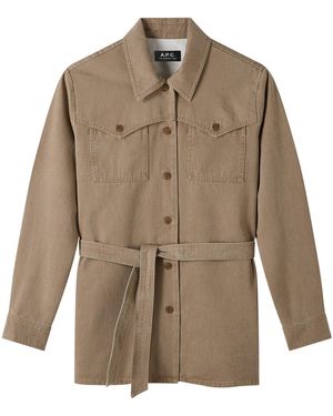 A.P.C. Joann Jacket - Brown