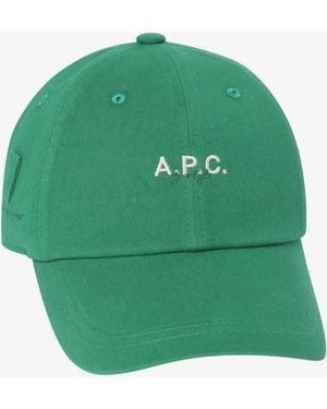 A.P.C. Men's Cap A. P.c. Golf Size: Small In Forest Green