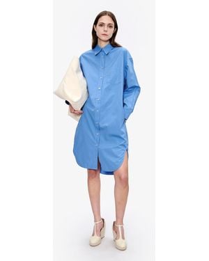 A.P.C. A. P.c. Women's Carola Dress Size: 34 In Blue