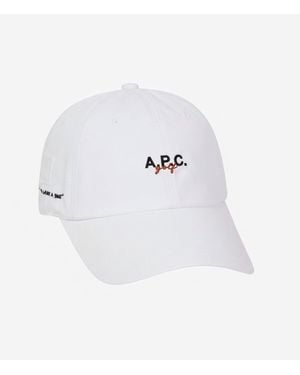 A.P.C. A. P.c. Jack Golf Cap S White