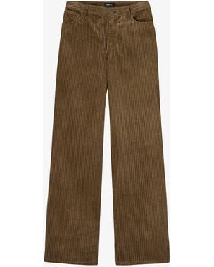 A.P.C. A. P.C. Elisabeth Pants Bae - Natural