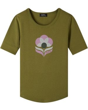 A.P.C. Gardãnia T-Shirt - Green