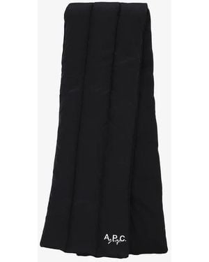 A.P.C. A. P.c. Men's Rickie Scarf One Size In Black