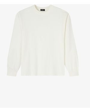 A.P.C. A. P.C. Winter 26 Long-Sleeve T-Shirt - White