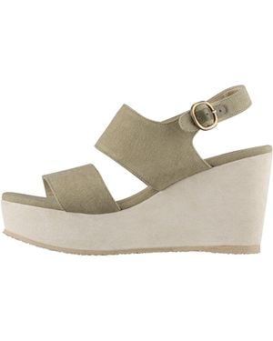 A.P.C. Lily Wedge Sandals - Natural