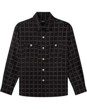 A.P.C. A. P.c. Women's Justine Shirt Size: 36 In Black