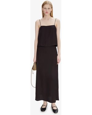 A.P.C. 'Kayla' Wool Skirt in Black | Lyst
