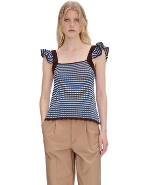 A.P.C. Chestnut Brown - Blue