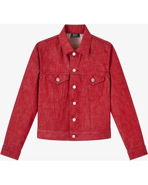 A.P.C. A. P.c. Dion Jacket 34 Red
