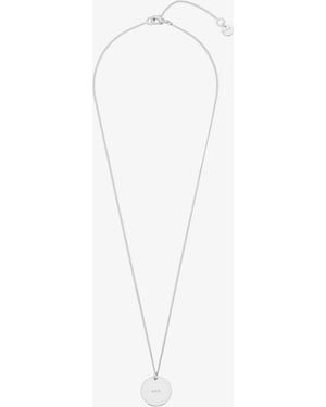 A.P.C. A. P.c. Eloi Necklace One Size Silver - White