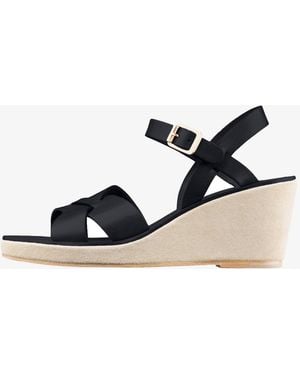 A.P.C. A. P.c. Women's Judith Sandals Size: Us 5 In Dark Navy Blue - Black