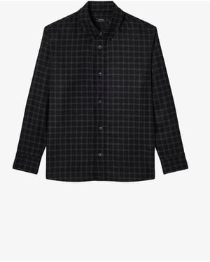 A.P.C. A. P.C. Bobby Overshirt - Black