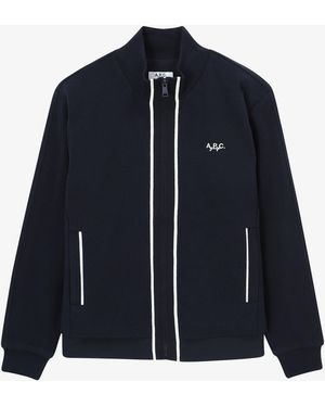 A.P.C. A. P.C. Zip-Up Jacket Iaj - Blue