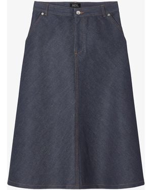 A.P.C. A. P.C. Seaside Skirt - Blue