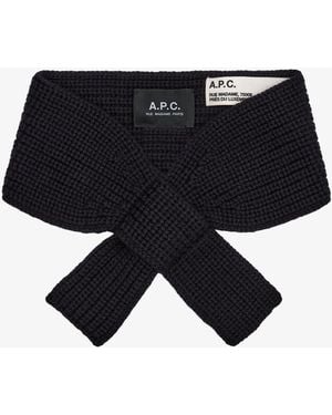 A.P.C. A. P.C. Luna Scarf - Black