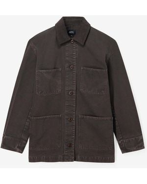 A.P.C. A. P.C. Canvas Workwear Jacket - Black