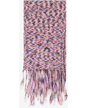 A.P.C. A. P.c. Noah Scarf One Size Pink - Red