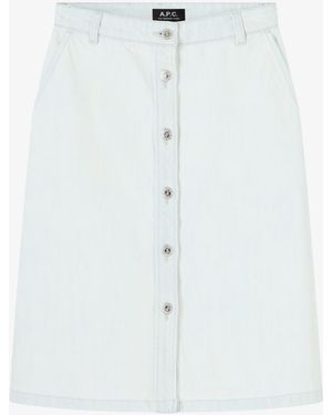 A.P.C. Sky Blue - White