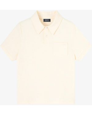 A.P.C. A. P.c. Ella Polo Shirt L Ecru - Natural