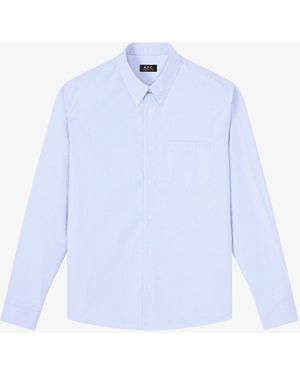 A.P.C. A. P.C. New Greg Shirt - Blue