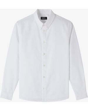 A.P.C. A. P.c. Greg Shirt Xs White