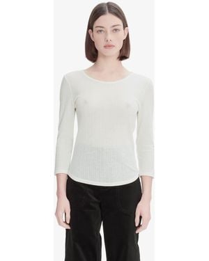 A.P.C. A. P.c. Women's Romy Top Size: Extra Small In Off-white