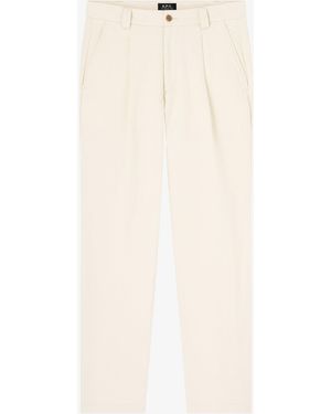 A.P.C. A. P.c. Renato Pants 54 Ecru - White