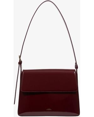 A.P.C. A. P.C. Virginie Flap Bag One Size Gac - Red