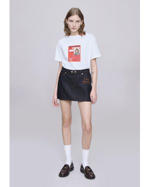 A.P.C. Indigo Blue - White
