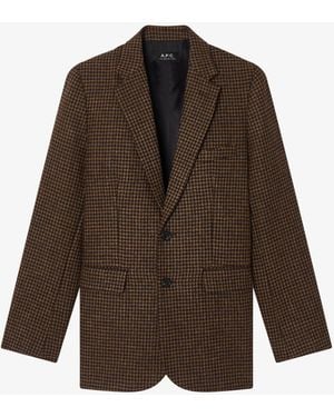 A.P.C. A. P.c. Annie Jacket 36 Brown