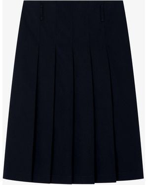 A.P.C. A. P.C. Pleated Skirt - Blue