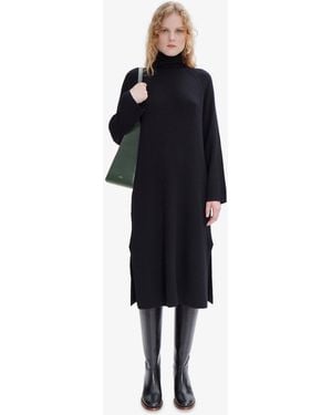 A.P.C. A. P.c. Women's Prisca Dress Size: Medium In Heather Ochre - Black