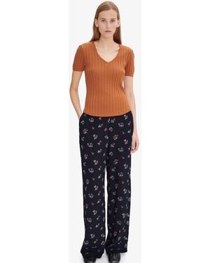 A.P.C. A. P.c. Beth Pants 34 Black - Blue