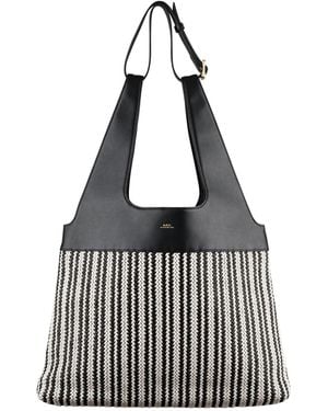 A.P.C. A. P.c. Sophie Shopper Tote One Size Black