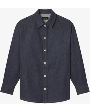 A.P.C. A. P.c. Japanese Denim Jacket Womens Xs Indigo - Blue