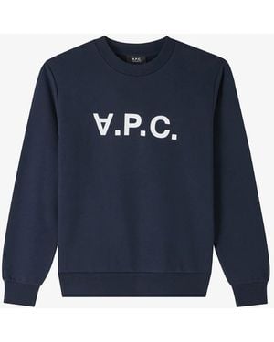 A.P.C. A. P.C. Standard Grand Vpc Sweatshirt - Blue
