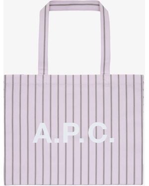 A.P.C. A. P.C. Diane Shopping Bag One Size - Pink