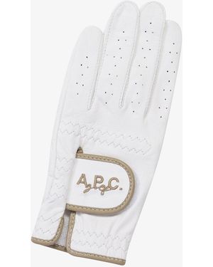 A.P.C. A. P.c. Women's Joséphine Glove Size: 19 In White