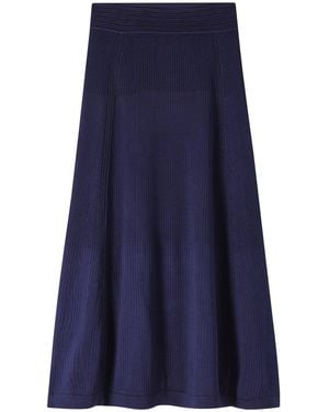 A.P.C. A. P.c. Aria Skirt Xs Navy Blue