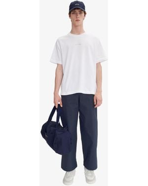 A.P.C. Dark Navy Blue - White