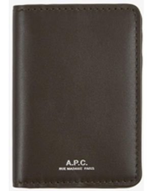 A.P.C. A. P.C. Stefan Cardholder One Size Kbe - White