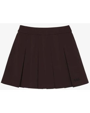 A.P.C. A. P.c. Lexi Skirt 36 Burgundy - Multicolor