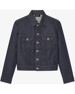 A.P.C. A. P.c. Dion Jacket 34 Indigo - Blue