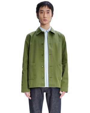 A.P.C. A. P.c. Kerlouan Jacket S Black - Green