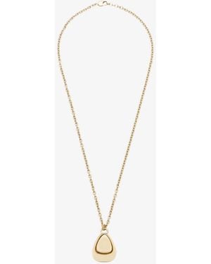 A.P.C. A. P.c. Astra Necklace One Size Gold - White